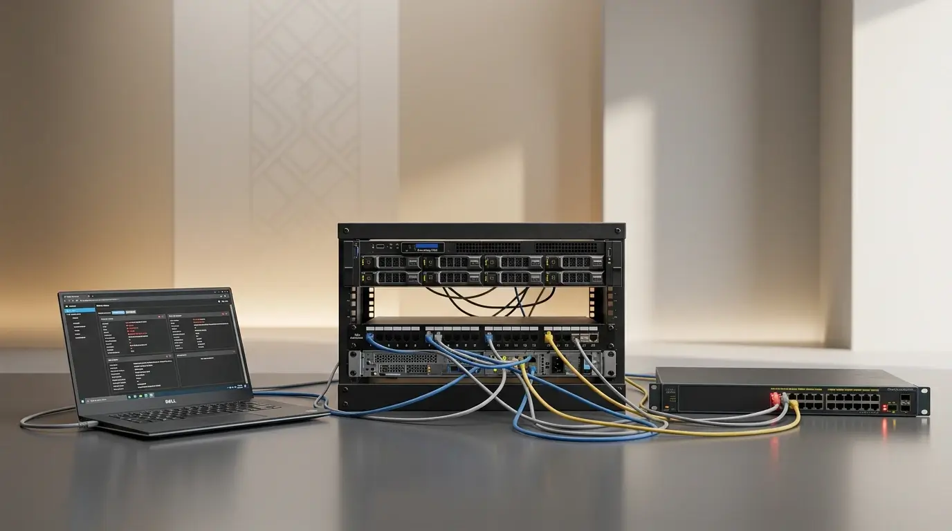 IT infrastructure challenges in Saudi Arabia including cybersecurity, network issues, and enterprise systems